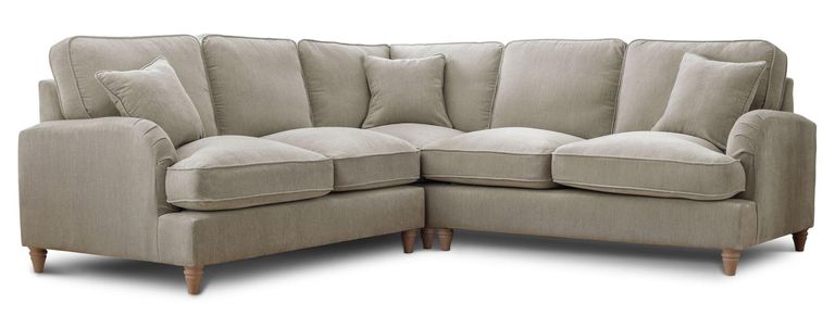 Manhattan Putty Fabric 2 Corner 2 Sofa