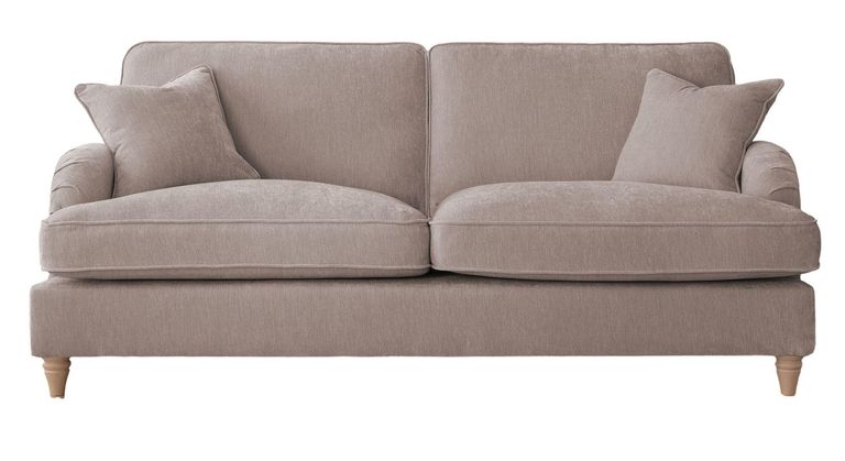 Manhattan Putty Fabric 3 Seater Sofa