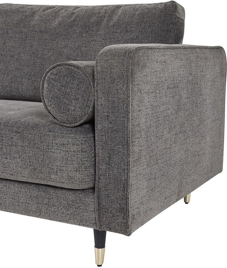 Mareeba Fabric Grey 3 Seater Sofa