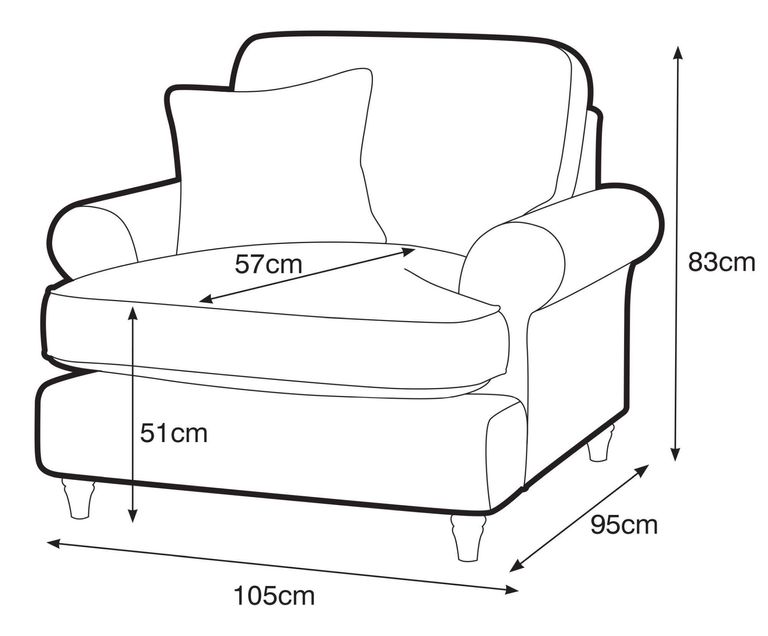 Marigot Emerald Fabric Armchair