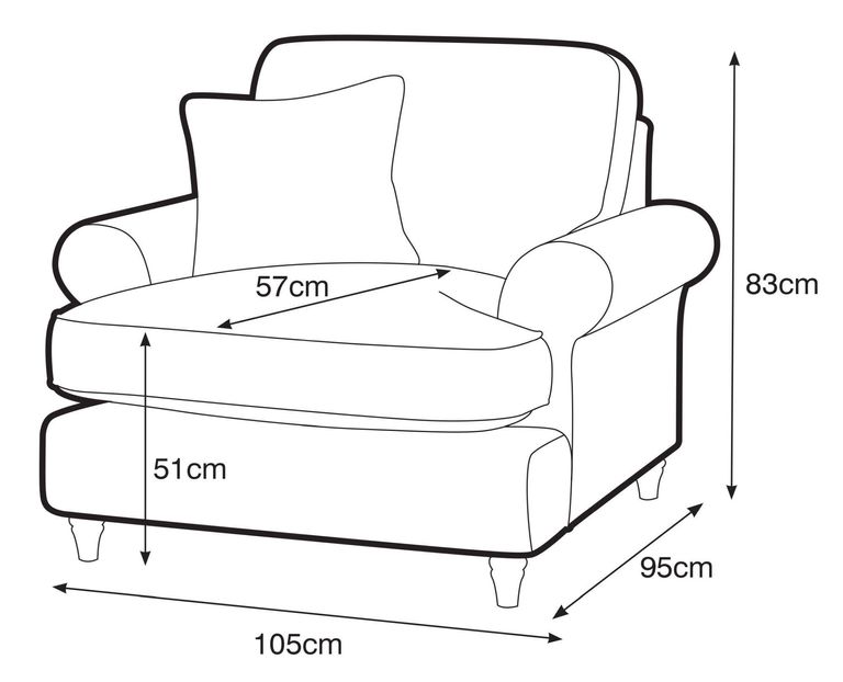 Marigot Ice Fabric Armchair