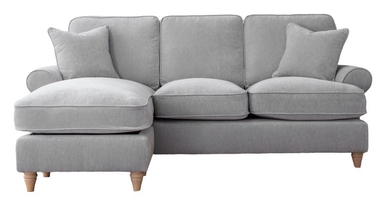 Marigot Ice Fabric Chaise Corner Sofa - LHF