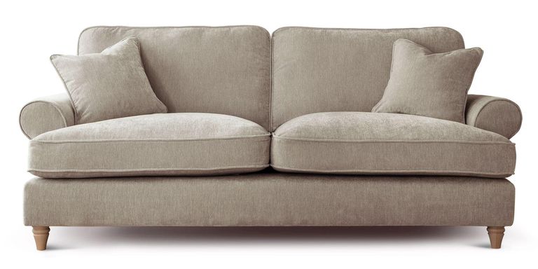 Marigot Putty Fabric 3 Seater Sofa