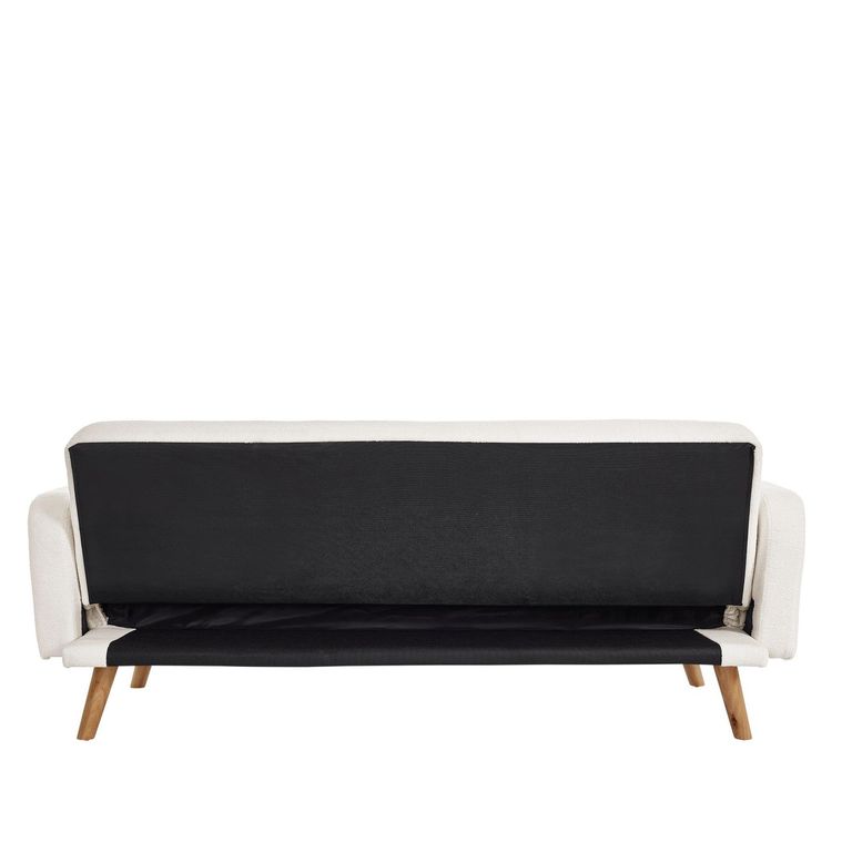 Micah Sofa Bed - 2 Seater - White Fabric