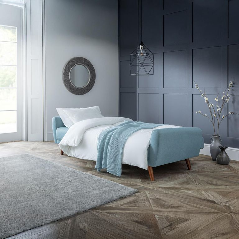 Monza Sofabed - Blue Fabric