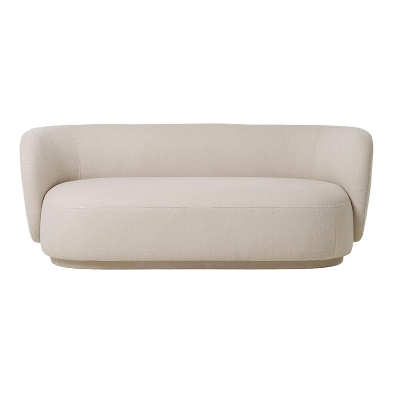 Mykonos 2 Seater Sofa - Sand Fabric