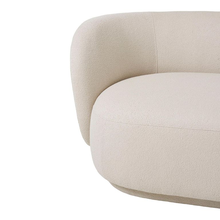 Mykonos 2 Seater Sofa - Sand Fabric
