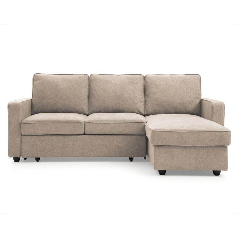 Myles Sofa Bed - Typhon Natural Weave Fabric - Corner