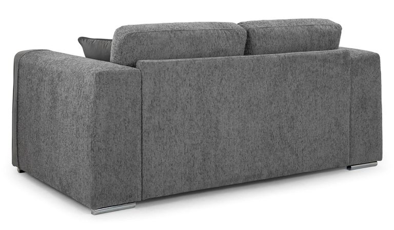 Naples Sofa - Grey Fabric - 2 Seater
