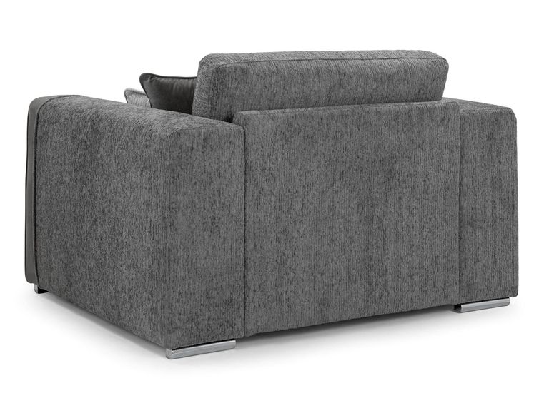 Naples Armchair - Grey Fabric