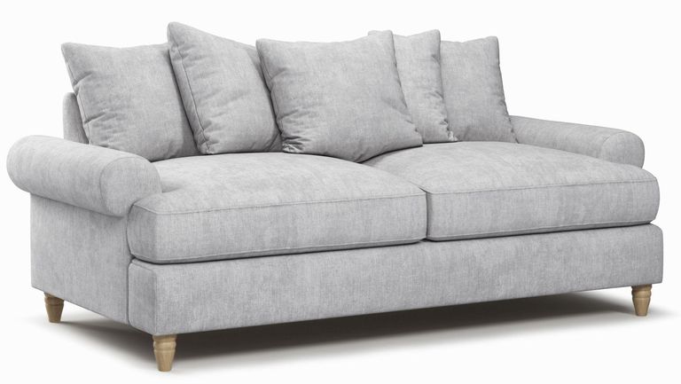 Narva Dove Grey Fabric 2.5 Seater Sofa