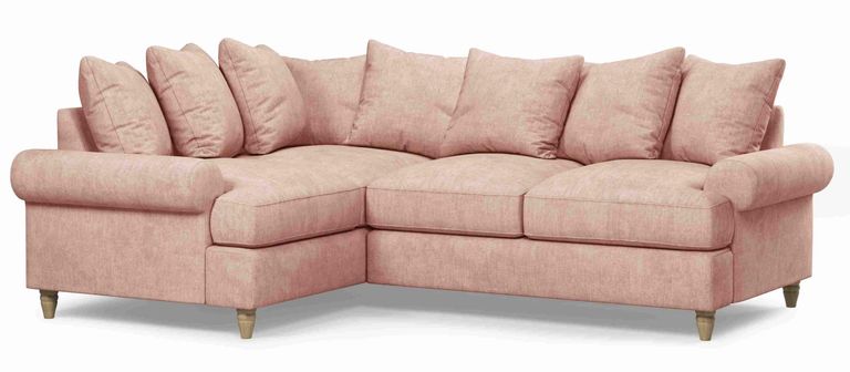 Narva Pastel Fabric 1 Corner 2 Sofa