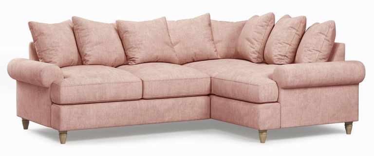 Narva Pastel Fabric 2 Corner 1 Sofa