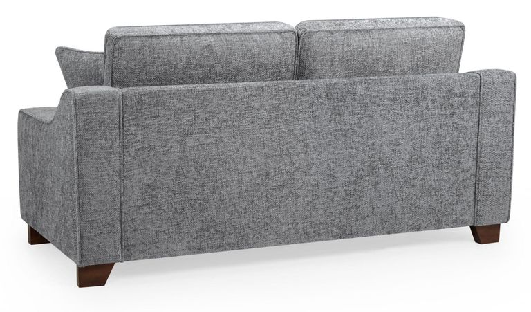 Nebraska Sofa - Slate Grey Fabric - 3 Seater