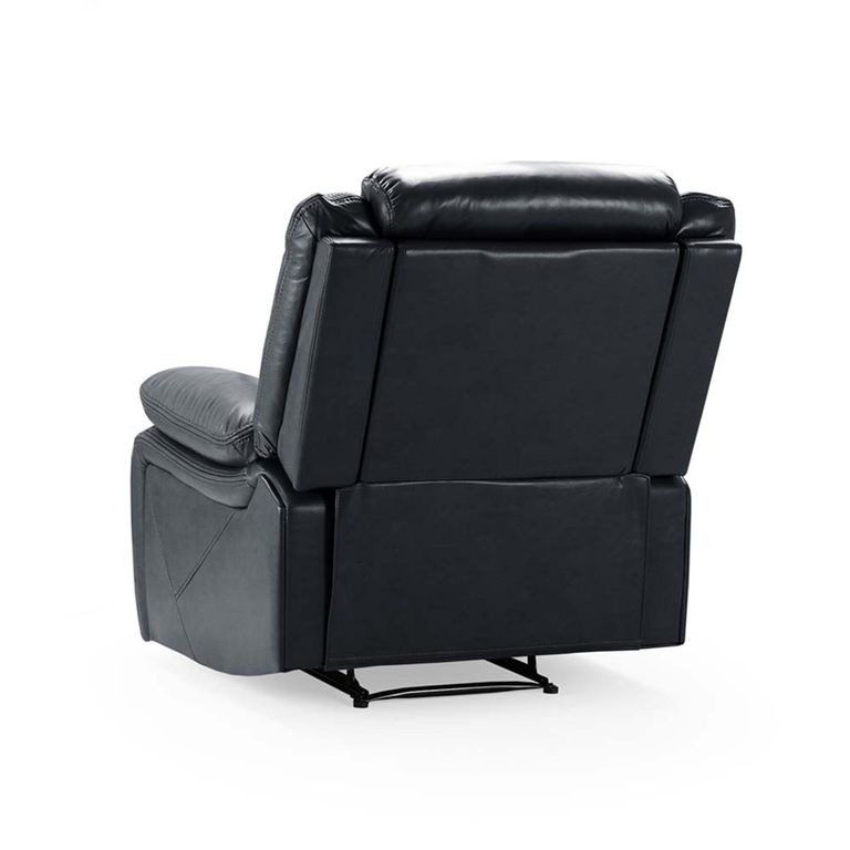 Novie Armchair - Black Faux Leather