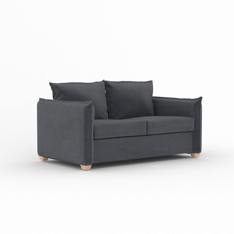Oliver Sofa Bed - Sunningdale Granite Fabric - 2 Seater