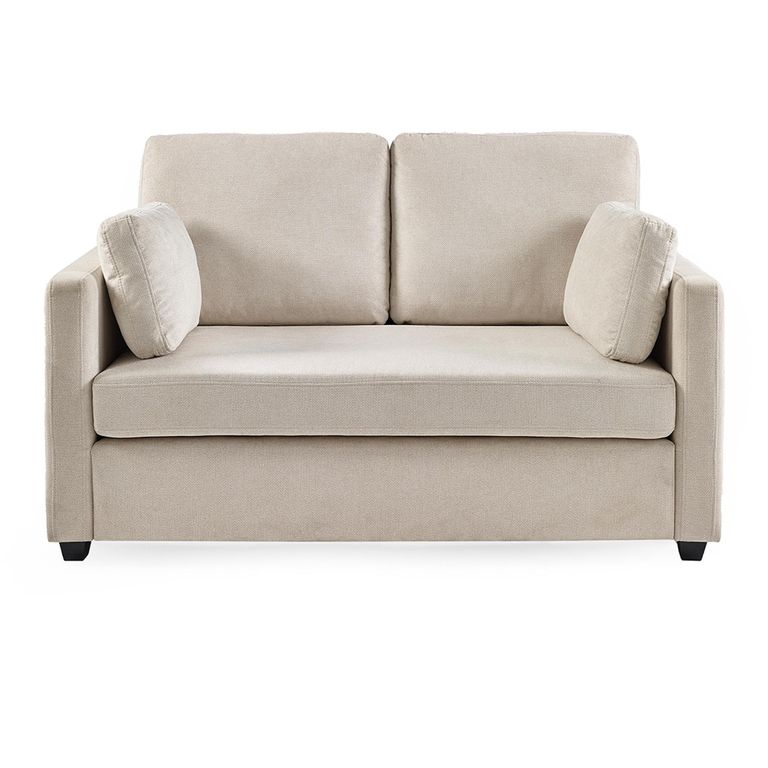 Ottilie Beige Fabric Sofa - 2 Seater