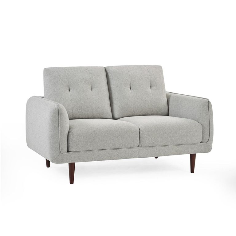 Remy Light Grey Fabric Sofa - 2 Seater