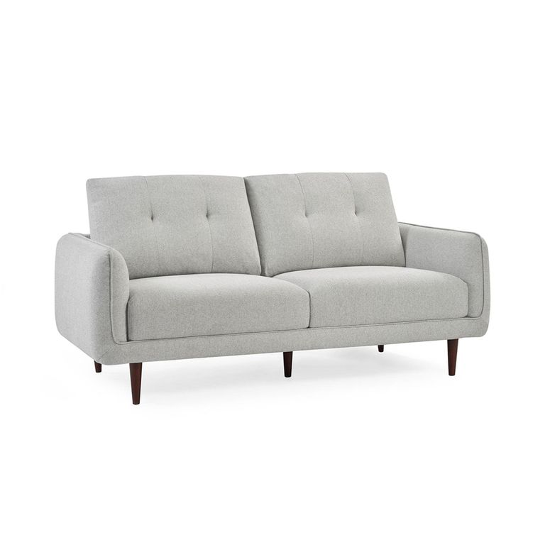 Remy Light Grey Fabric Sofa - 3 Seater