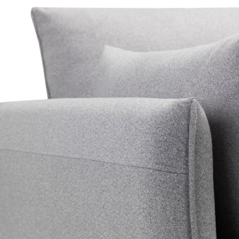 Rohe Sofa - 2 Seater - Grey Fabric