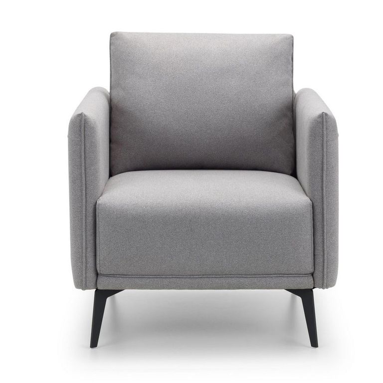 Rohe Armchair - Grey Fabric