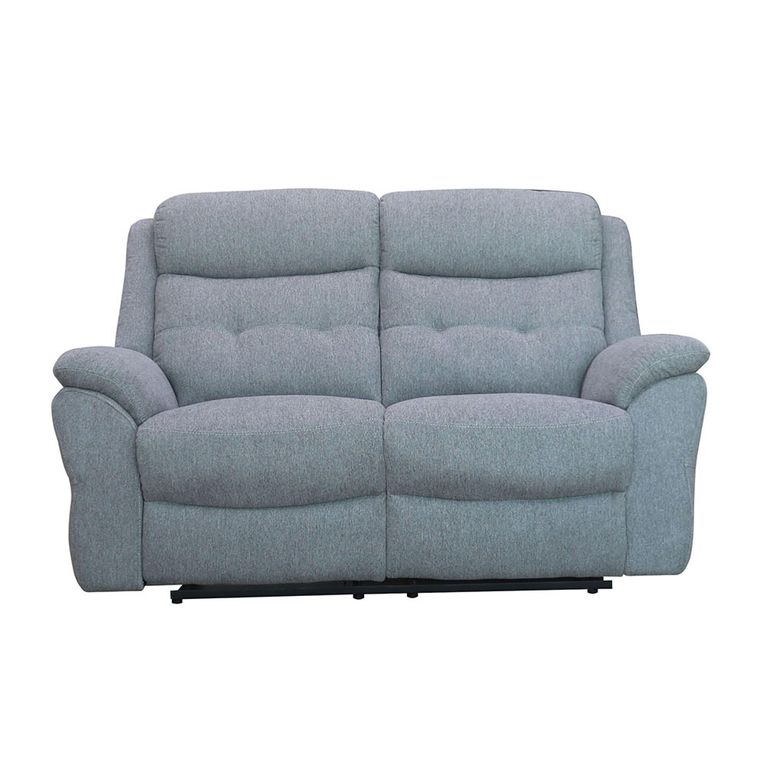 Shelby Grey Fabric 2 Seater Recliner Sofa