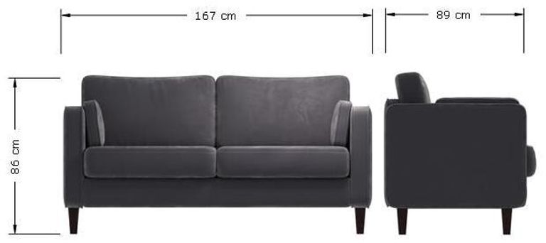 Sierra 2 Seater Cushion Back Sofa - Variant Available