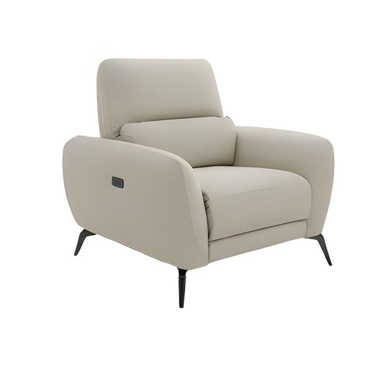 Sorrento Electric Recliner Armchair - Beige Fabric