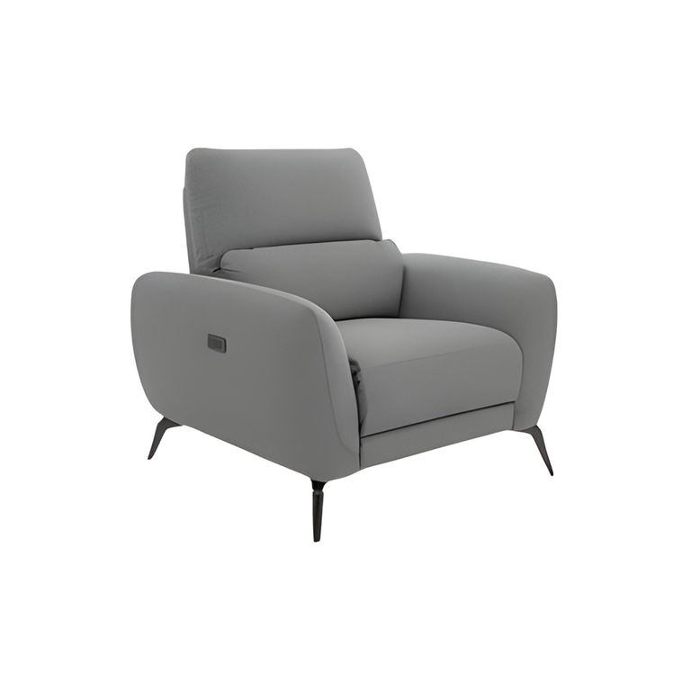 Sorrento Electric Recliner Armchair - Grey Fabric