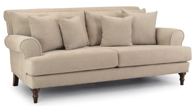 Summer Sofa Set - Beige Fabric - 3+2 Seater