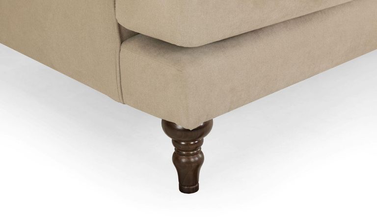 Summer Sofa Set - Beige Fabric - 3+2 Seater