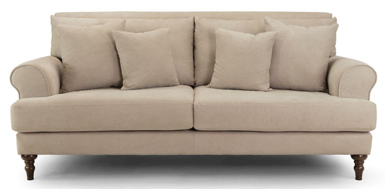 Summer Sofa - Beige Fabric - 3 Seater