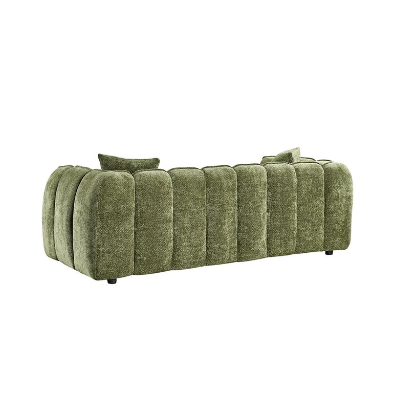 Venice Sofa - Green Fabric - 3 Seater