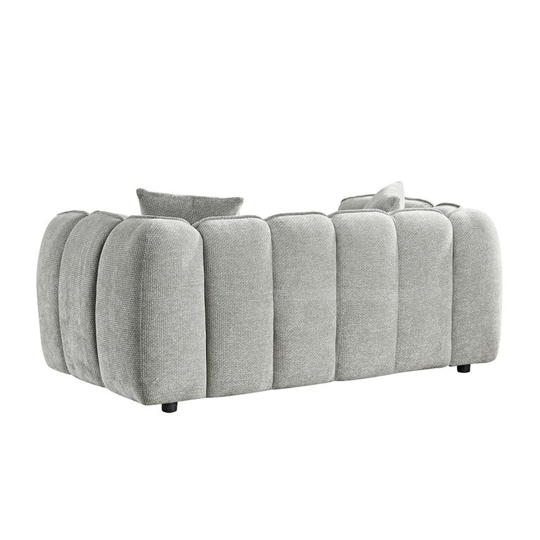 Venice Sofa - Grey Fabric - 2 Seater