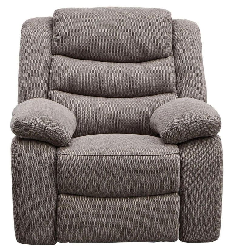 Windsor Brown Fabric Recliner Armchair