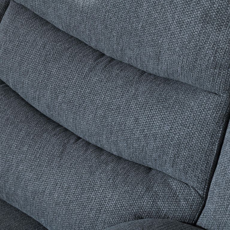 Windsor Dark Grey Fabric 3 Seater Recliner Sofa