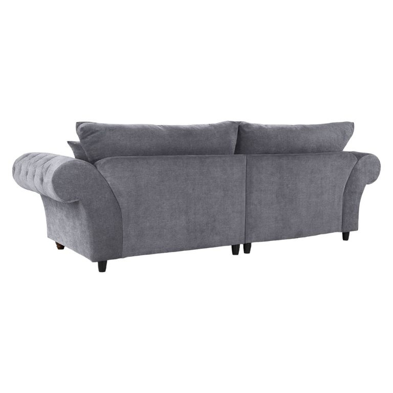 Windsor Sofa - Fullback - Grey - 4 Seater