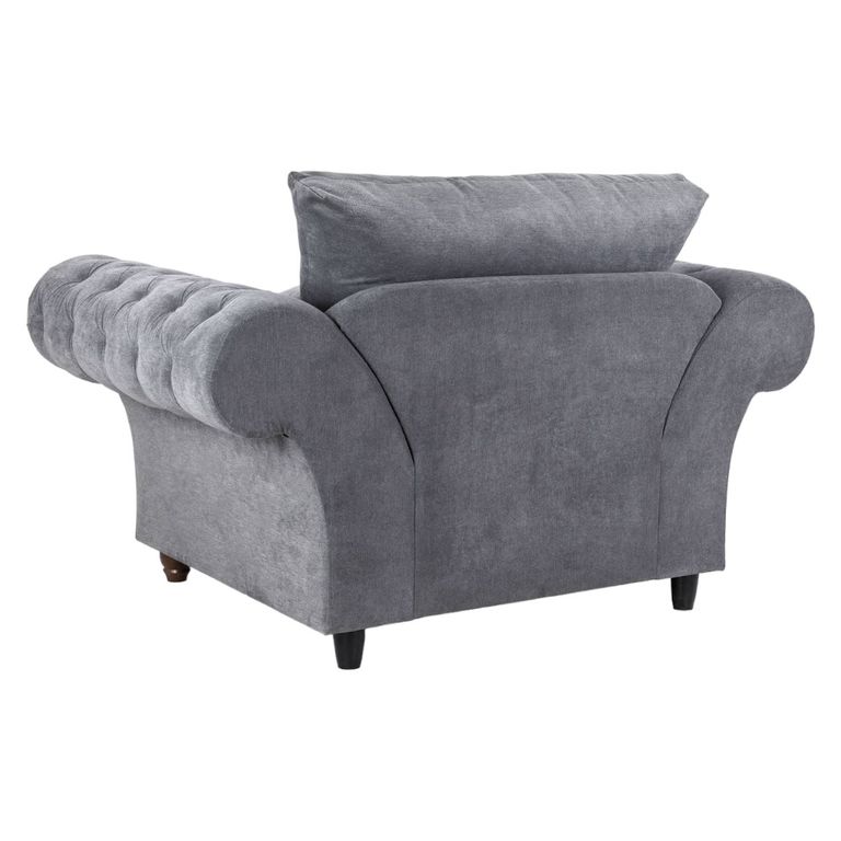 Windsor Armchair - Fullback - Grey