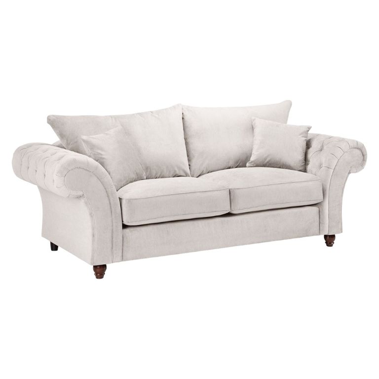 Windsor Sofa - Fullback - Stone - 3 Seater