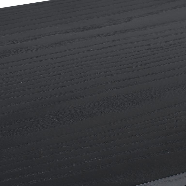 Louis TV Unit - 140cm - Black - Fluted Base