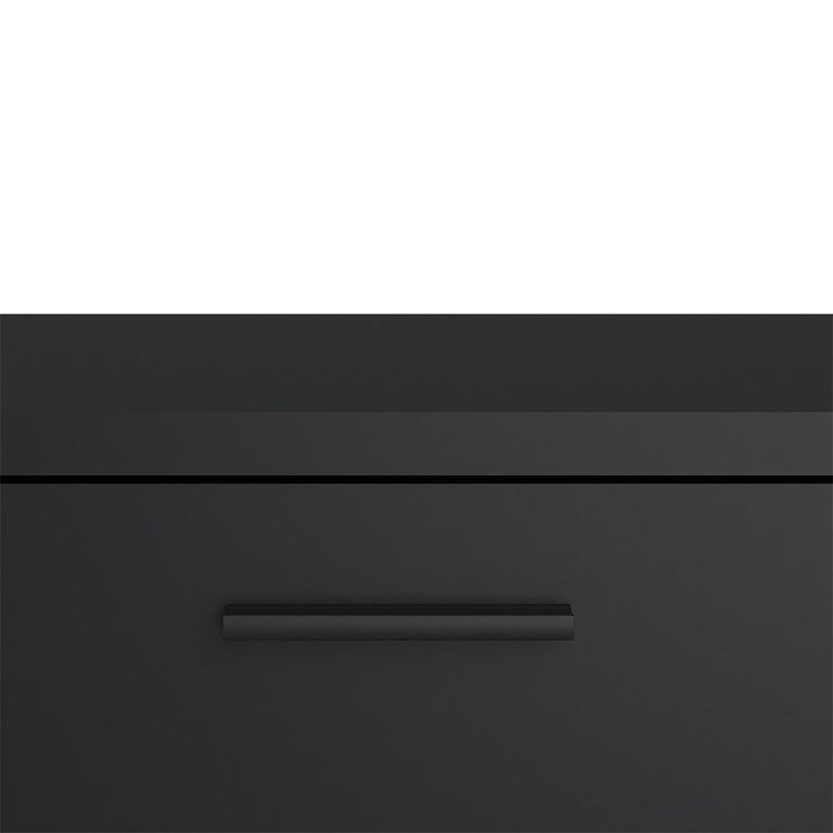 Media TV Unit - 2 Door - 1 Drawer - 147.2cm - Storage - Black