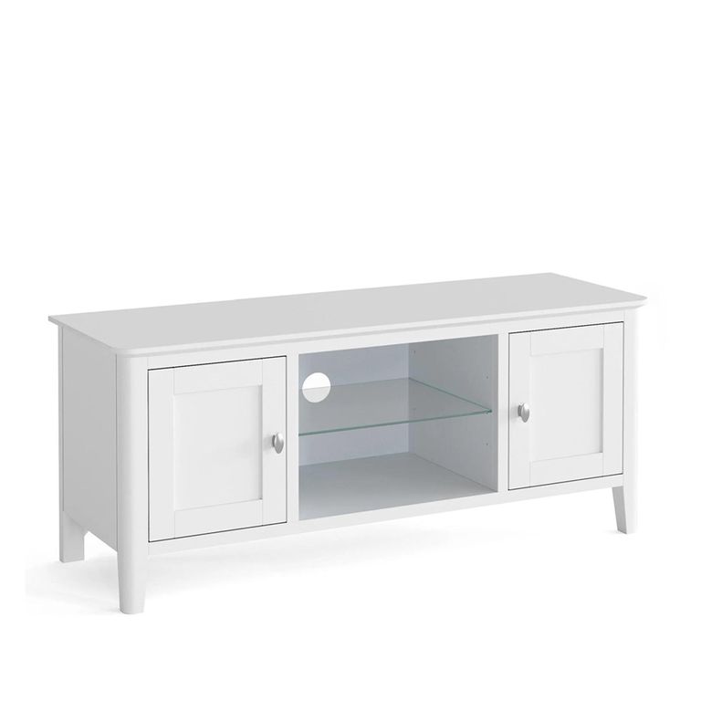 Hampstead TV Unit - 2 Door - White