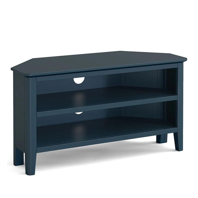 Harrogate Corner TV Unit - Blue