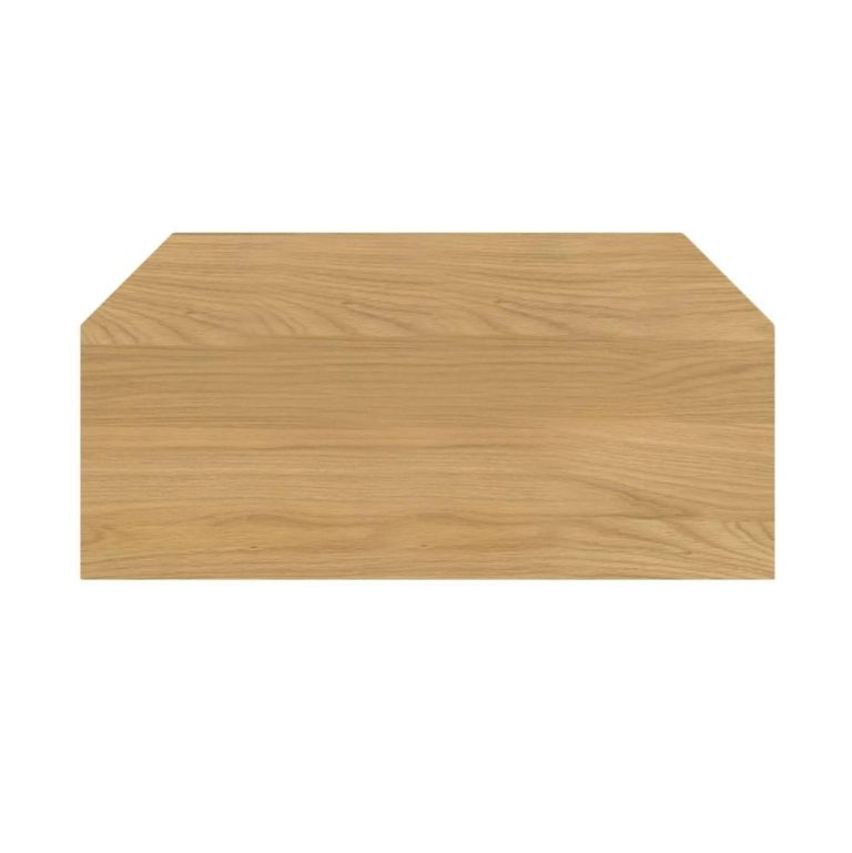 Valencia Herringbone Corner TV Unit - Storage - Oak