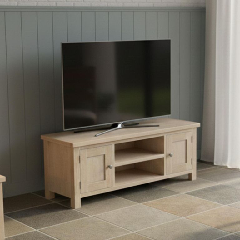 Modern Country Oak - TV Unit - 2 Door