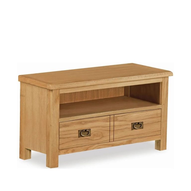 Salisbury Lite TV Unit - 2 Drawer - Oak