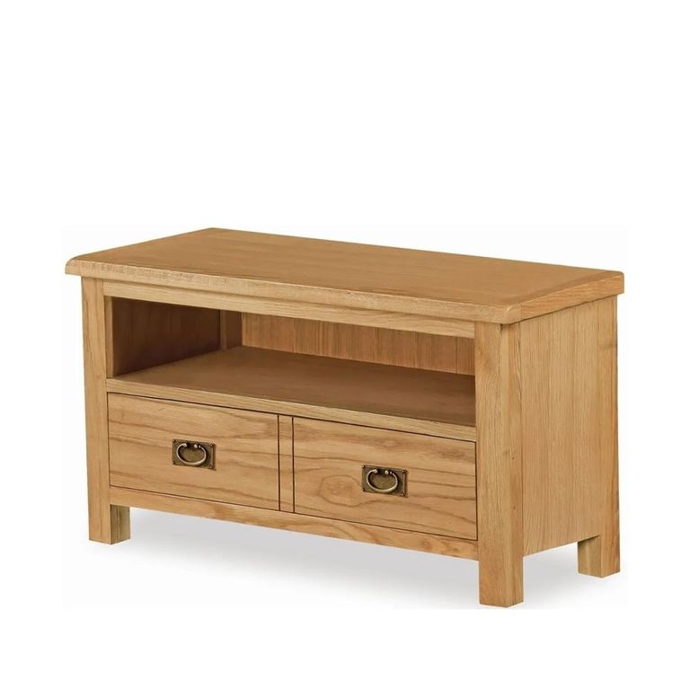 Salisbury Lite TV Unit - 2 Drawer - Oak