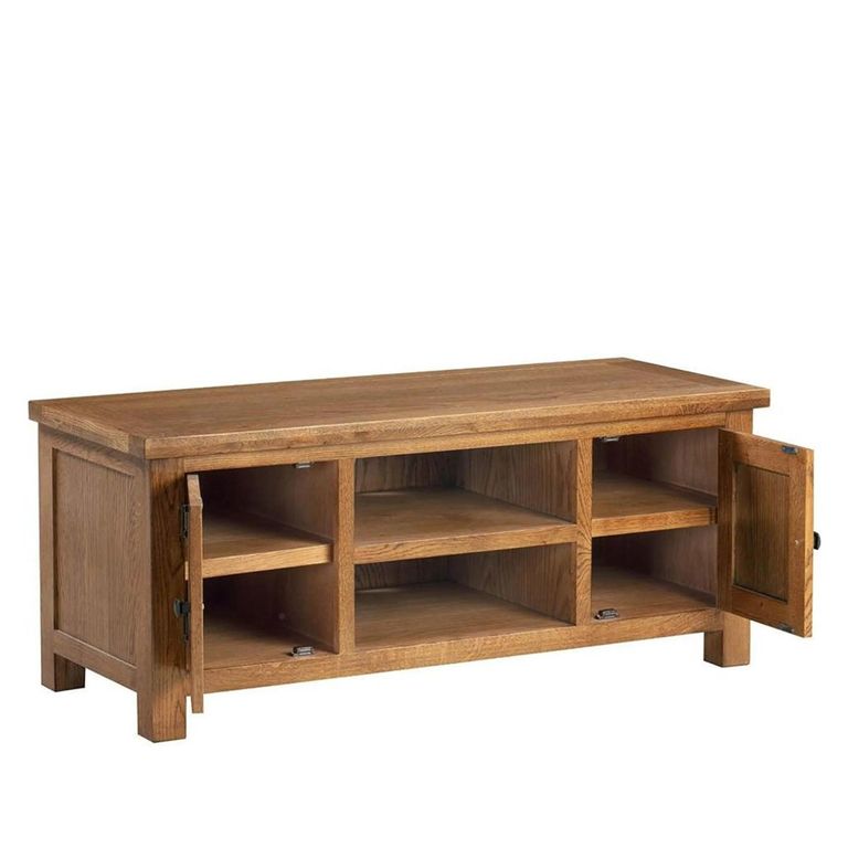 Original TV Unit - 120cm - Rustic Oak