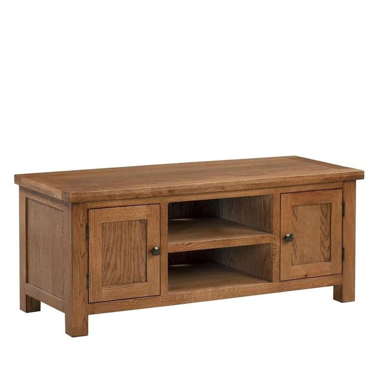 Original TV Unit - 120cm - Rustic Oak