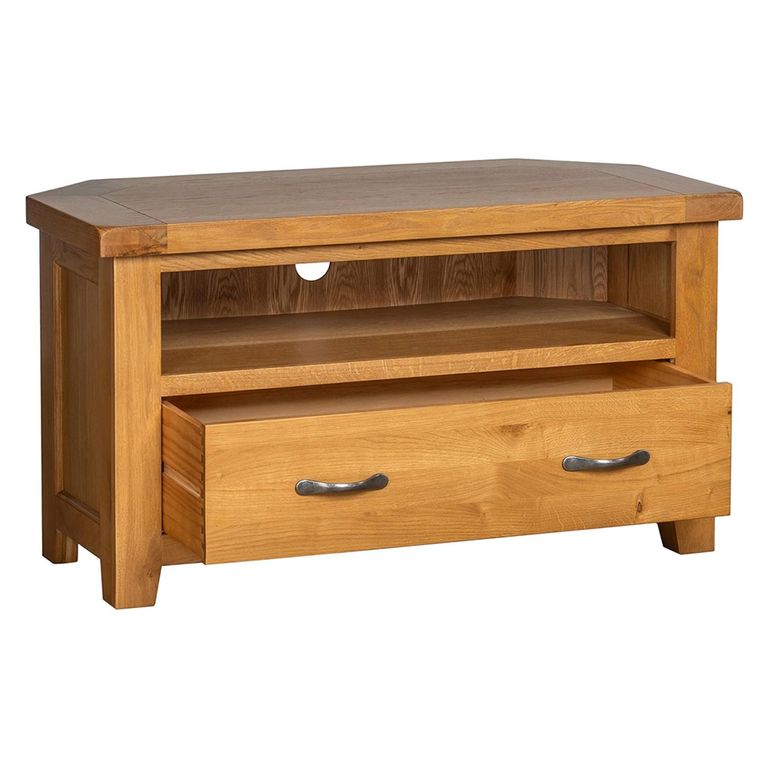 Somer Corner TV Unit - Oak